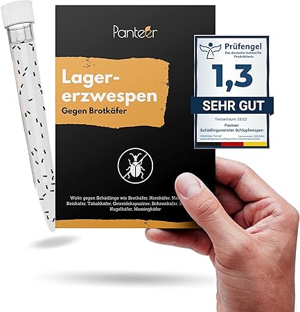 Panteer ® Lagererzwespen - 40 Nützlinge - Brotkäfer bekämpfen und ...